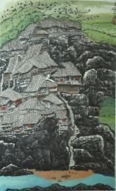 16岁女孩左右开弓写字画画