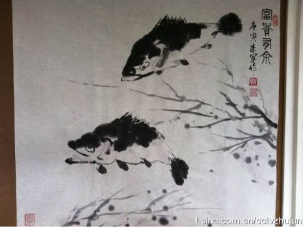 朱军在微博透露自己老师是范曾