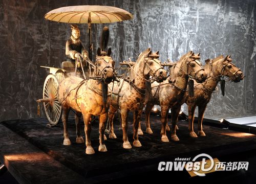 曾参展上海世博会的秦陵一号铜车马归故里