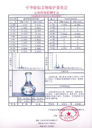 昆明传藏清代婴戏蒜头瓶(图)