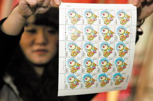 高调迎兔年 兔大版邮票月涨两倍多