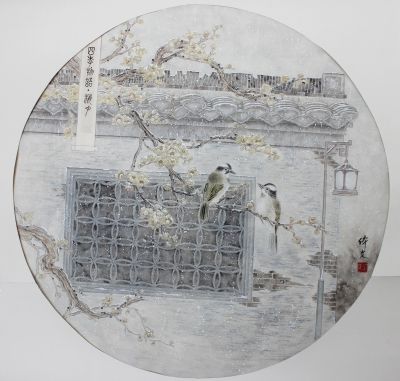 宋体文与他的工笔花鸟画