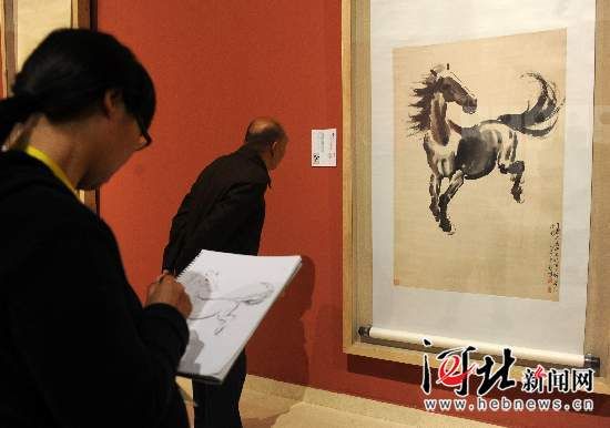 2014中国近现代名家作品展在石家庄开幕