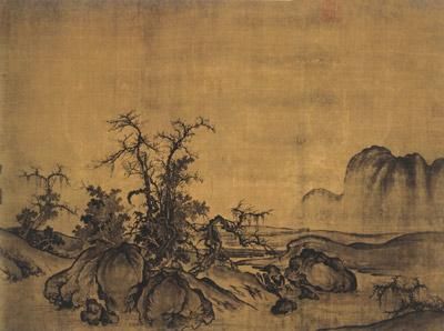 从树法看山水画的人文寓意和笔墨程式