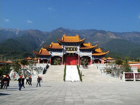 金庸笔下天龙寺：大理崇圣寺五大绝笔(图)
