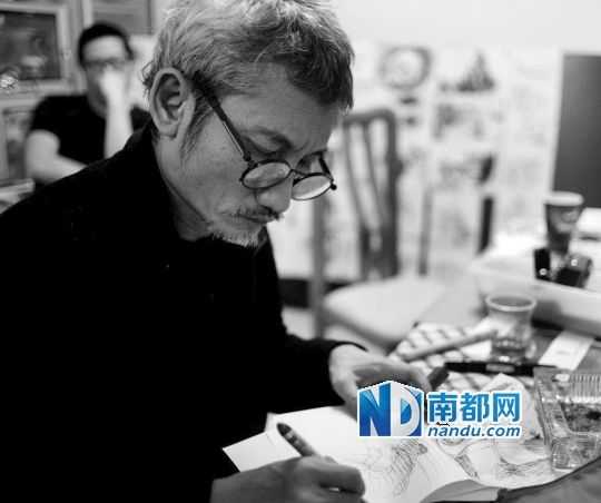 徐克的电影分镜草图如漫画般耐看