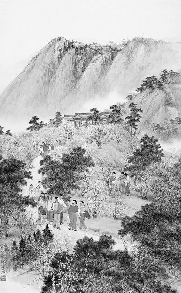 魏紫熙作品《南京梅花山》赏析(图)