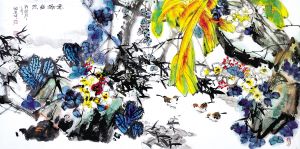 罗继贞花鸟画作品