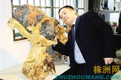 藏石达人自办奇石展 曾用一套房子换回一石头