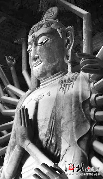 称正定大佛佛头为赝品 文物部门指属无稽之谈