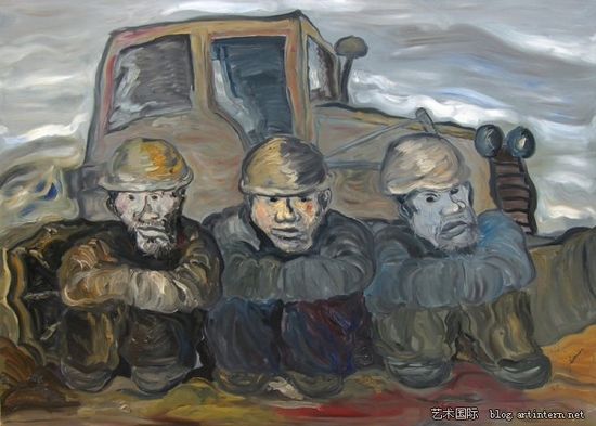 乡野画家汪大十年作品展开幕(图)