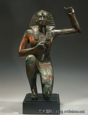 埃及法老青铜雕塑