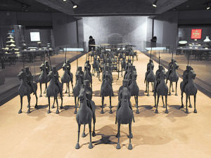 陇原记忆：古代文明巡游现代展开幕(图)