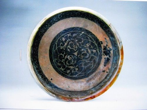 图3 彩绘龙凤纹漆盘