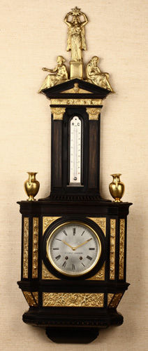 法国青铜城堡水法台钟。