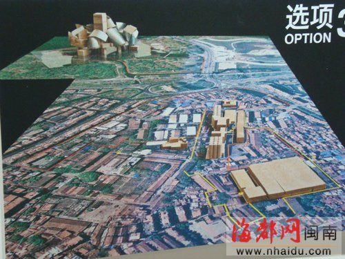 蔡国强当代艺术馆群概念模型围绕行云流水设计