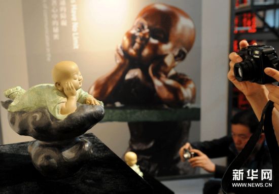 台湾艺术佛像展在昆明展出(图)