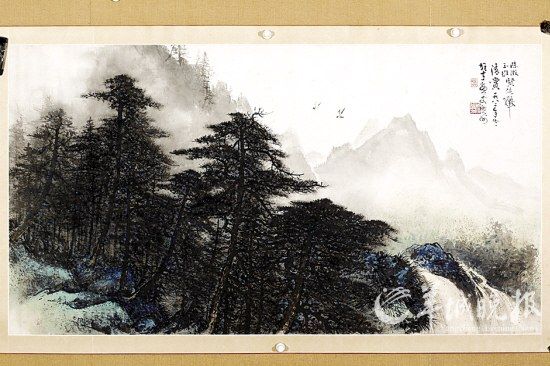 黎雄才《青山雨后》