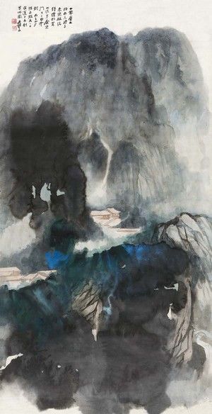 张大千 山居图 成交价为4140万元