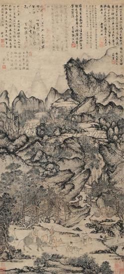 元代王蒙《稚川移居图》拍卖成交价逾4亿元