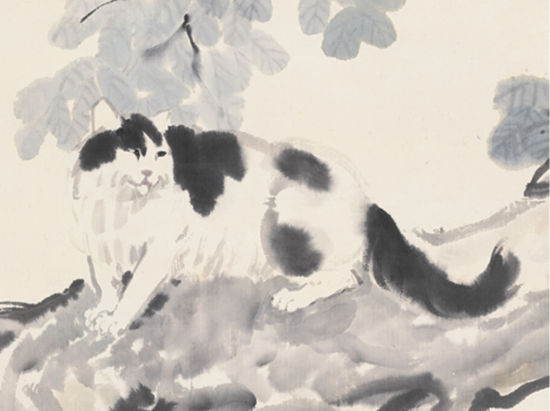 徐悲鸿《桐荫狸奴》成交价：713万元