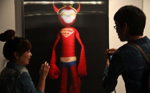 中澳新媒体艺术展展览现场