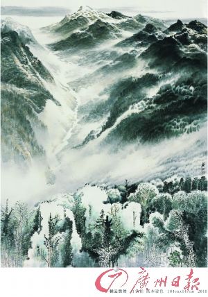 国家一级美术师十人展举行(图)