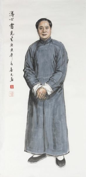 有感孟喜元笔下的溥儒：一人一世界(图)