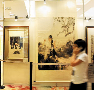何家英《丽日》在津派作品拍卖会拍出780万元