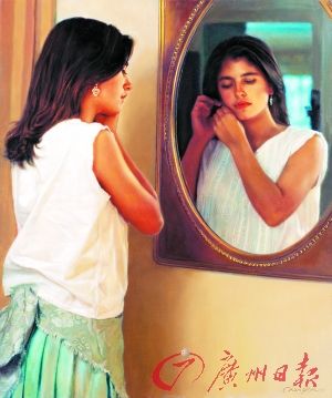 陈逸飞《双面镜》