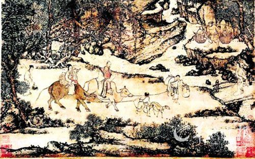 原过云楼藏《稚川移居图》（局部）