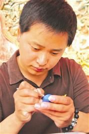 著名面塑艺人马彬