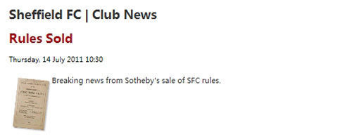 谢菲尔德俱乐部官网发布的简短已售声明