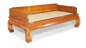 素身三屏风罗汉床