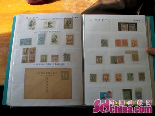 济南集邮爱好者用邮册纪念辛亥百年