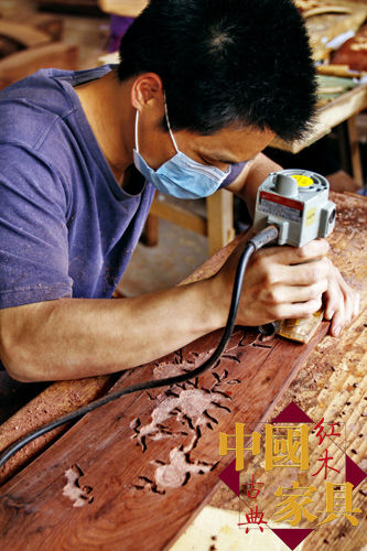 黄杨木镶嵌雕的制作流程