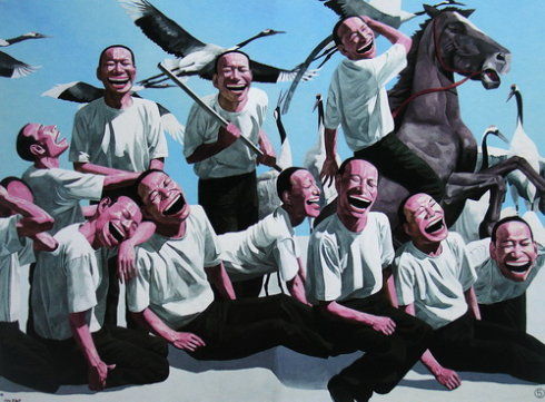 岳敏君《希阿岛的屠杀》