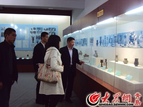 胶州三里河遗址出土文物精品展举办