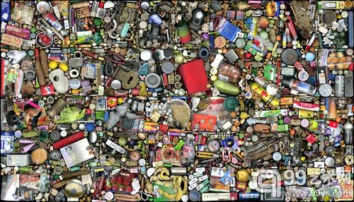 《我的东西NO.4》 120X210CM 2002年。