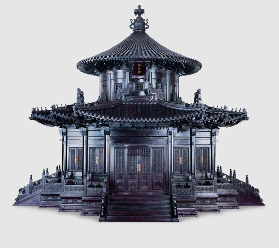 紫檀雕万春亭