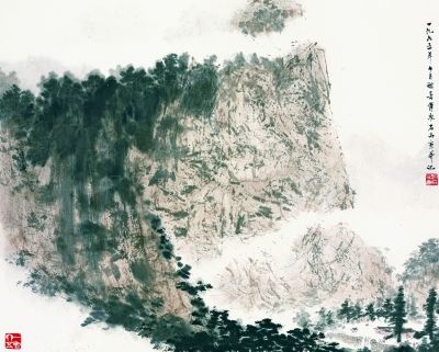 傅抱石山水画精品