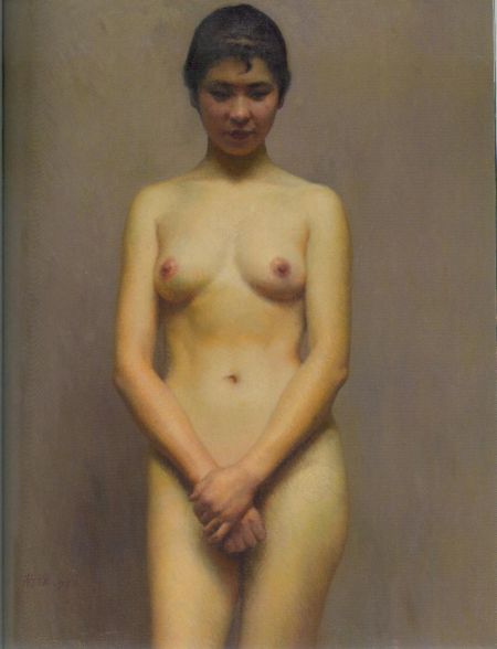 靳尚谊油画作品《宁静》