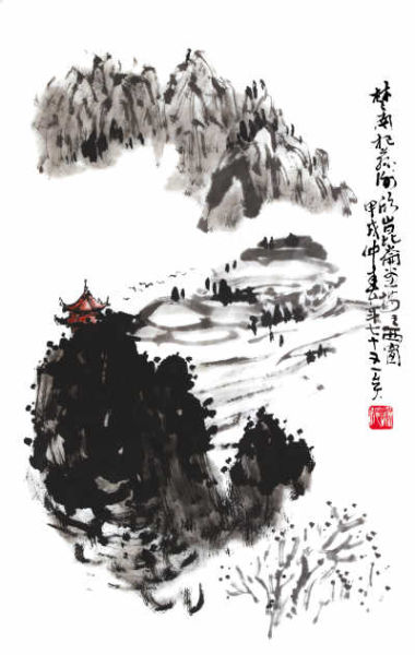 画家谢欣：豪情彩笔绘山河