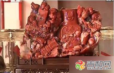 长春工农大路一古玩店名石雕被盗