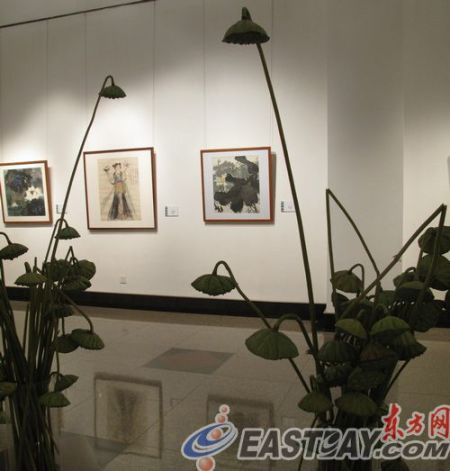 上海中国画院藏荷花作品展举办