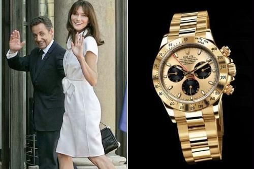 萨科齐热爱大金劳，这只黄金劳力士迪通拿应该能博得总统欢心