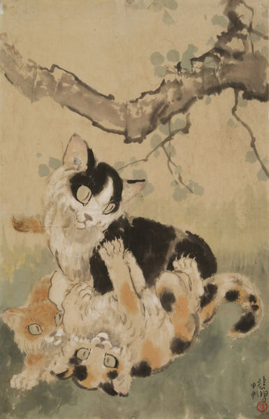 在2013西泠春拍中发现徐悲鸿的猫