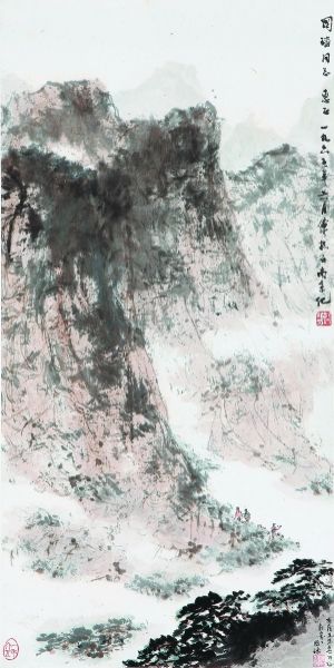 傅抱石《井冈山》：在写实与想象之间