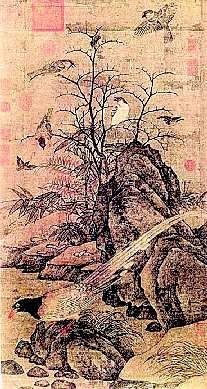 山鹧棘雀图鸟鸣山更幽