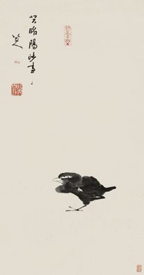 朱耷 孤禽图  6272万元 2010年北京翰海秋拍